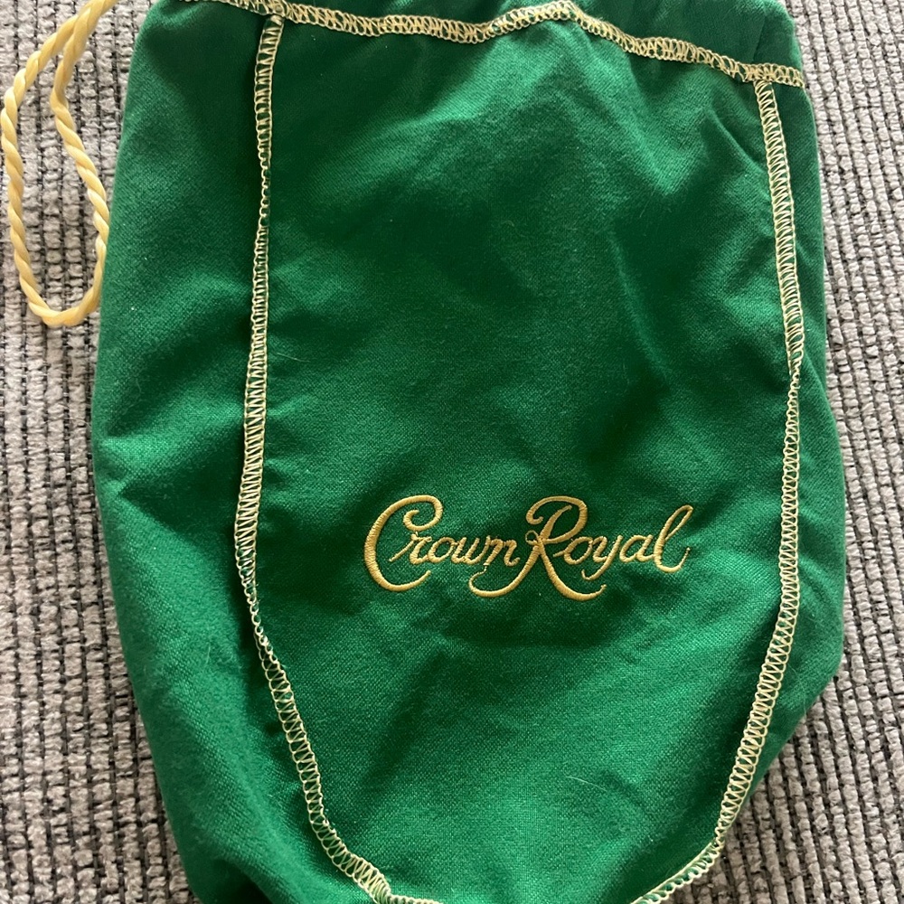 Green crown royal bag